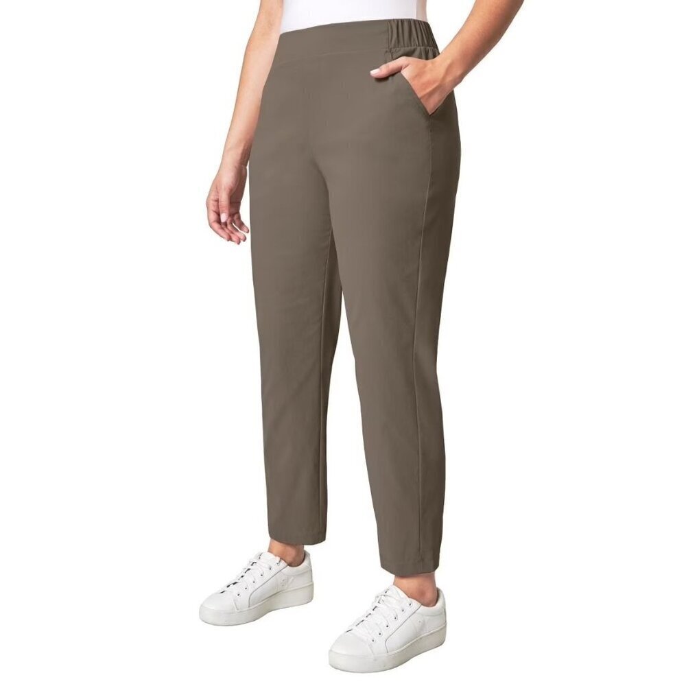 Modern Ambition High-Rise Travel Pants XXL Beige Elastic Waist Womens 1624